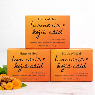 Turmeric & Kojic Acid Face & Body Soap (Pack of 3)