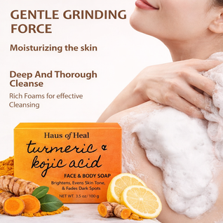 Turmeric & Kojic Acid Face & Body Soap (Pack of 3)