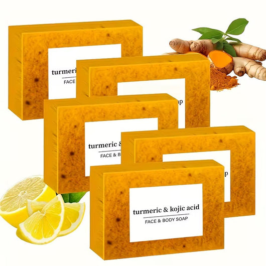 Turmeric & Kojic Acid Face & Body Soap (Pack of 3)