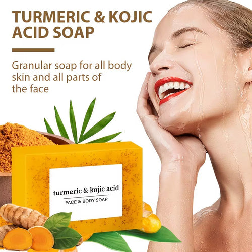 Turmeric & Kojic Acid Face & Body Soap (Pack of 3)