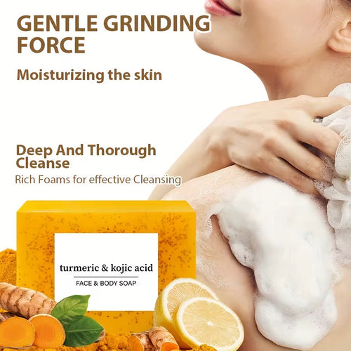 Turmeric & Kojic Acid Face & Body Soap (Pack of 3)