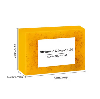 Turmeric & Kojic Acid Face & Body Soap (Pack of 3)